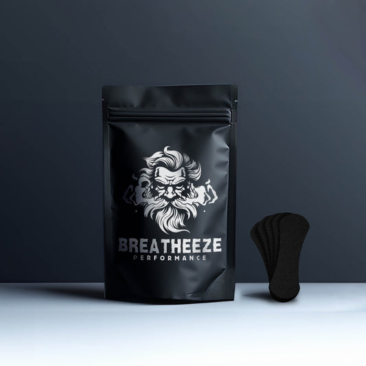 Breatheeze Performance Nasal Strips Black