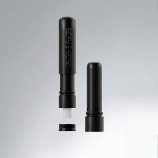 Breatheeze x Inhale Club Nasal Inhaler Limited Edition – Gimbal Grey collab 2025 nasal breathing tool