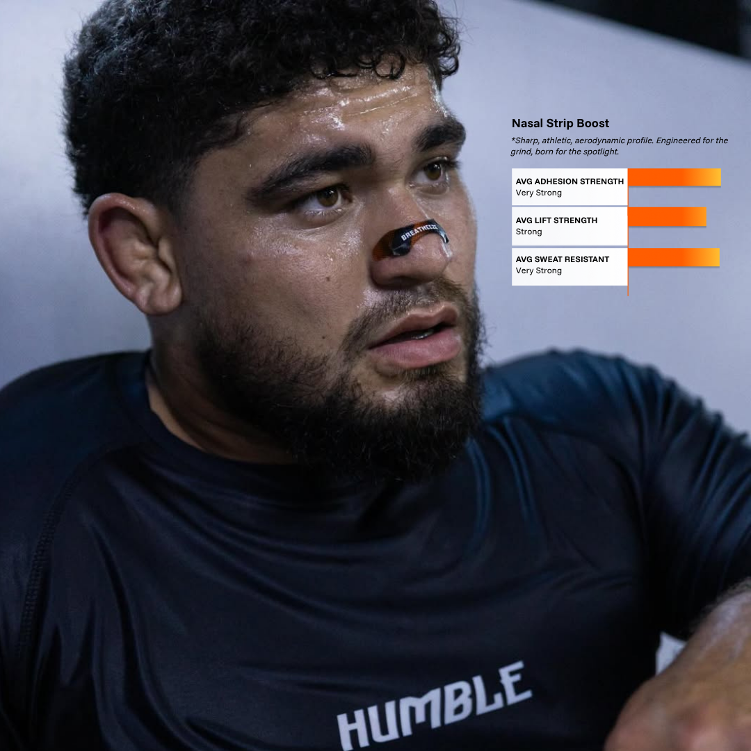 Breatheeze Boost Nasal Strips for BJJ – breathing performance during Brazilian jiu-jitsu training