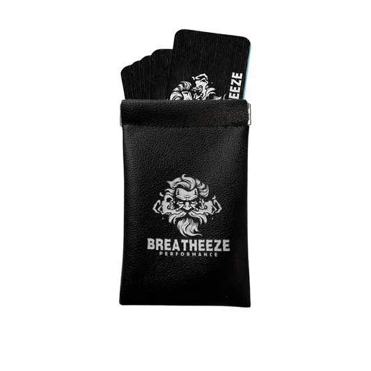 Breatheeze free gift travel pouch – portable storage for nasal strips and mouth tape