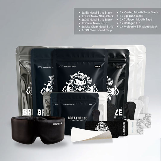 Breatheeze complete bundle – mouth tape, nasal strips and accessories full product range