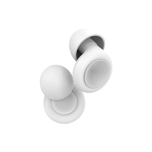 Breatheeze White Earplugs free gift – foam sleep earplugs for noise reduction and recovery